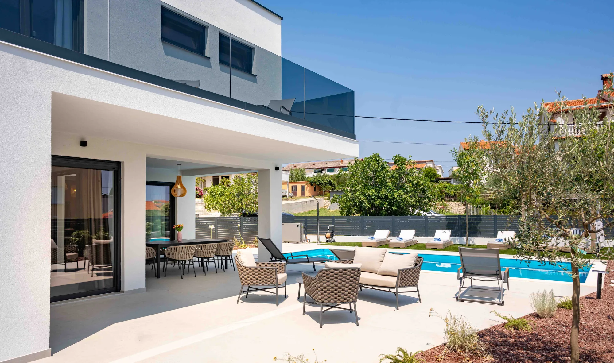 Villa San Mar — Außenansicht 4 | San Mar Lopar, Rab, Kroatien